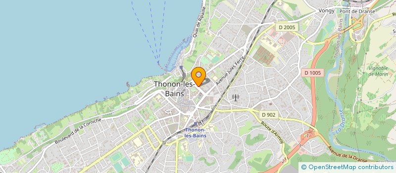 localisation de l'entreprise B.A.T.E.P E.G à THONON-LES-BAINS
