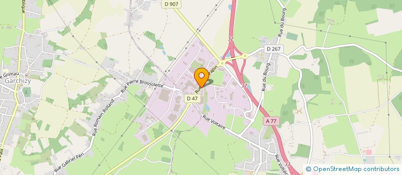 localisation de l'entreprise B.A.T. ENERGIES  VARENNES-VAUZELLES