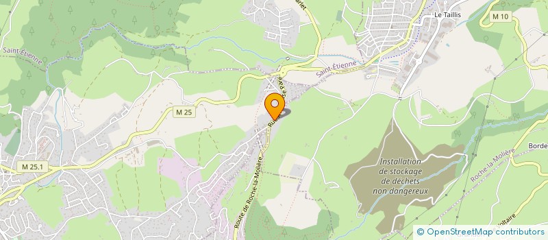 localisation de l'entreprise B.A.TIR  UNIEUX