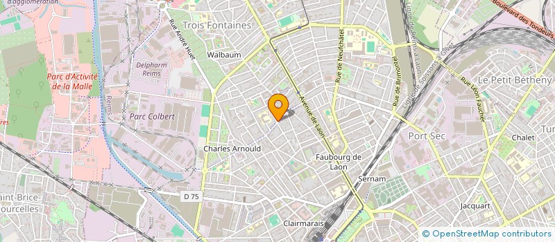 localisation de l'entreprise B&A TRADING  REIMS