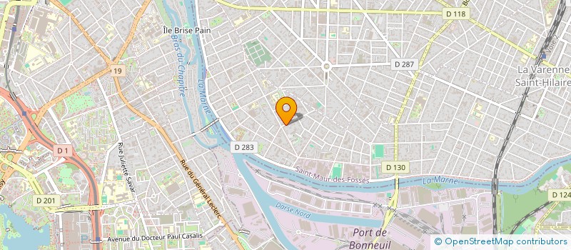 localisation de l'entreprise B-A-U à SAINT-MAUR-DES-FOSSES