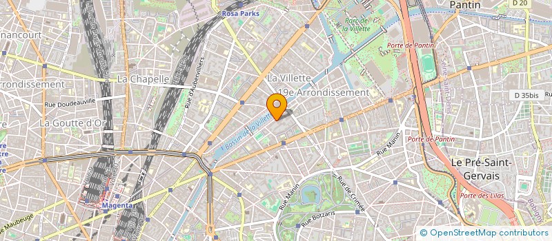 localisation de l'entreprise B/ACCEPTANCE  PARIS