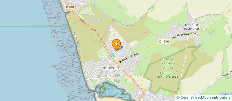 localisation de l'entreprise B'AHEU BLUES BAND  AMBLETEUSE