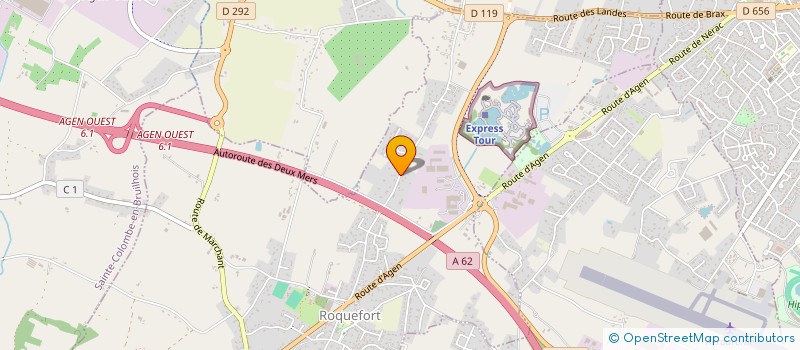 localisation de l'entreprise B ALEXIS THERMIQUE  ROQUEFORT