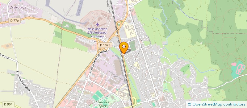 localisation de l'entreprise B-ALL-CONCEPTE  AMBERIEU-EN-BUGEY