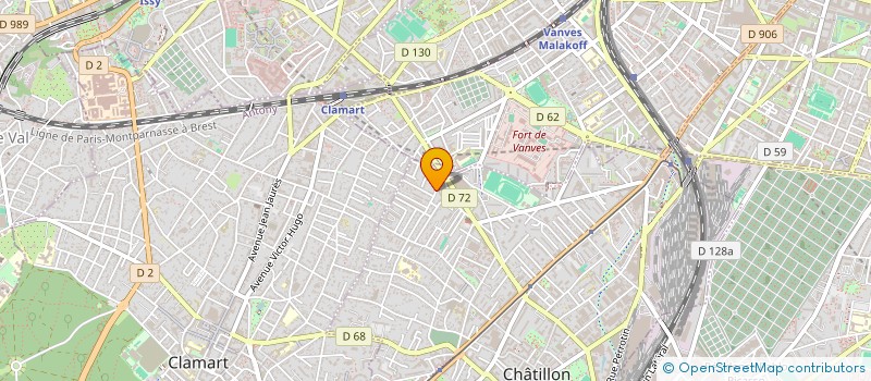 localisation de l'entreprise B ALMOU à CHATILLON