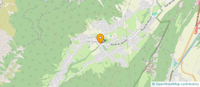 localisation de l'entreprise B. AMENAGEMENT  SAINT-PAUL-DE-VARCES