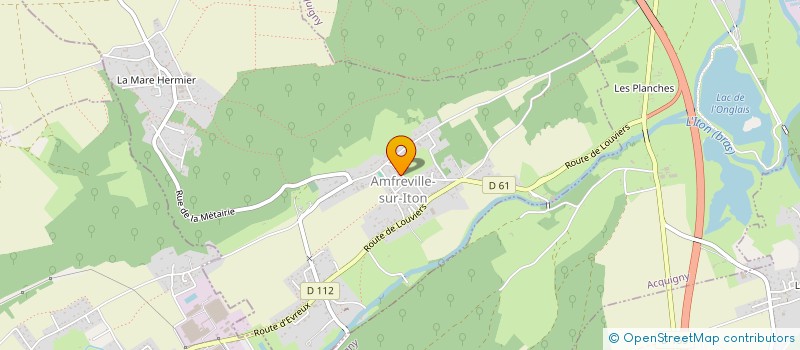 localisation de l'entreprise B AND B  AMFREVILLE-SUR-ITON