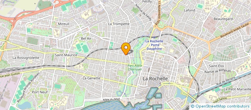 localisation de l'entreprise B AND B  LA ROCHELLE