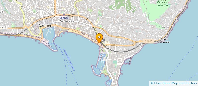 localisation de l'entreprise B AND B IMMOBILIER  CANNES