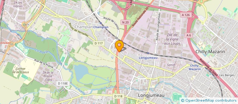 localisation de l'entreprise B AND B INVESTISSEMENT  CHAMPLAN