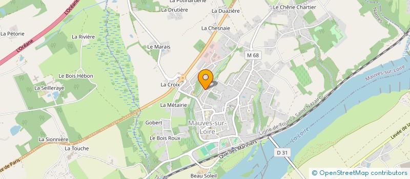 localisation de l'entreprise B AND B LA TURQUANTOISE  MAUVES-SUR-LOIRE