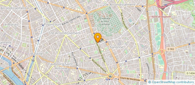 localisation de l'entreprise B AND C MEDIAS  PARIS