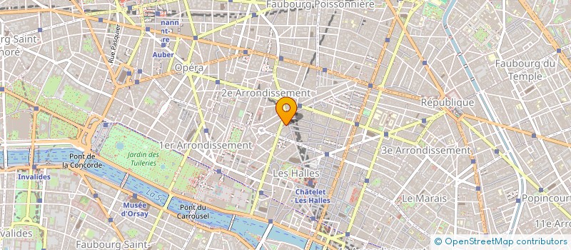 localisation de l'entreprise B AND C SARL  PARIS