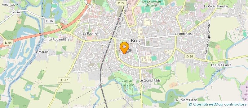 localisation de l'entreprise B AND CO  BRUZ