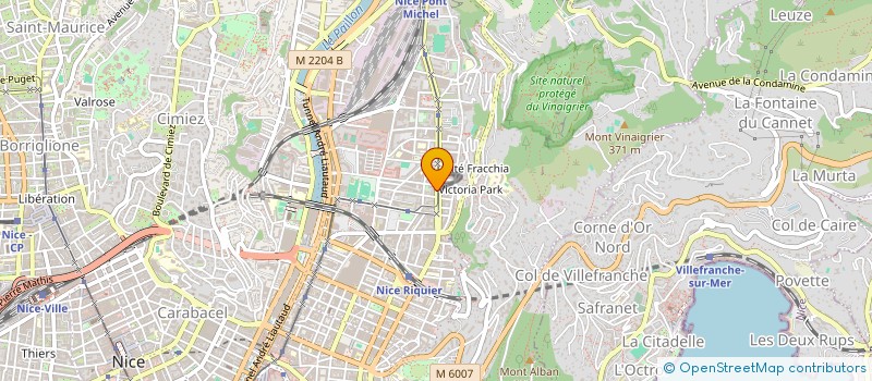 localisation de l'entreprise B AND D à NICE