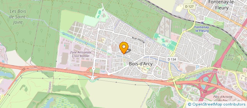 localisation de l'entreprise B AND E HOLDING  BOIS-D'ARCY