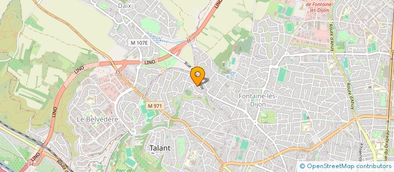 localisation de l'entreprise B AND H IMMO  TALANT