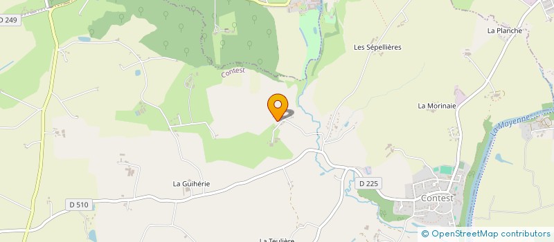 localisation de l'entreprise B AND V  CONTEST