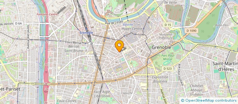 localisation de l'entreprise B'ART  LA BUISSE