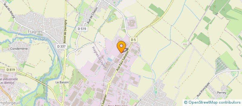 localisation de l'entreprise B. ART INVEST  DRACY-LE-FORT