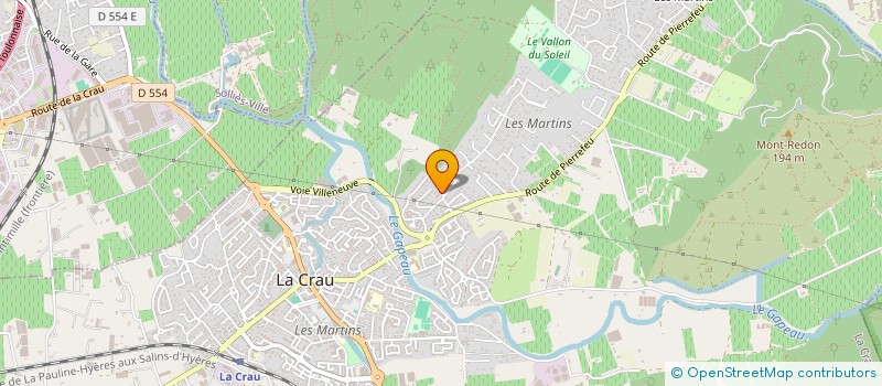 localisation de l'entreprise B.AU STUDIO  LA CRAU