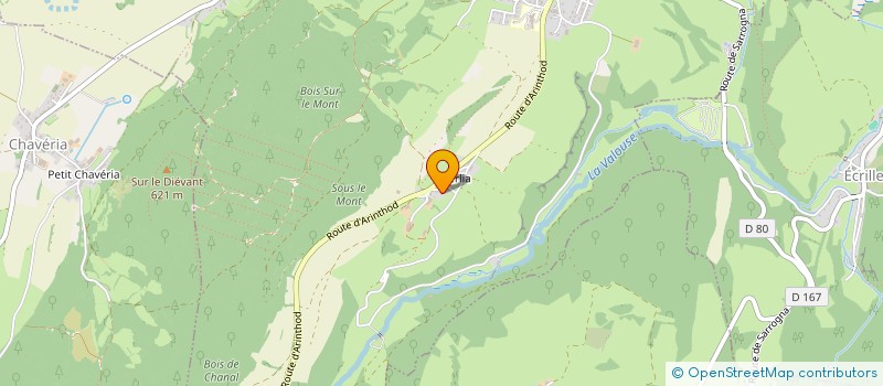 localisation de l'entreprise B AUTOM  ORGELET