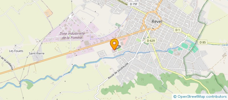 localisation de l'entreprise B B  REVEL