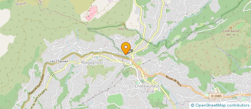 localisation de l'entreprise B B à CHATEAUNEUF-GRASSE