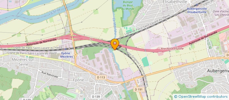 localisation de l'entreprise B & B  EPONE