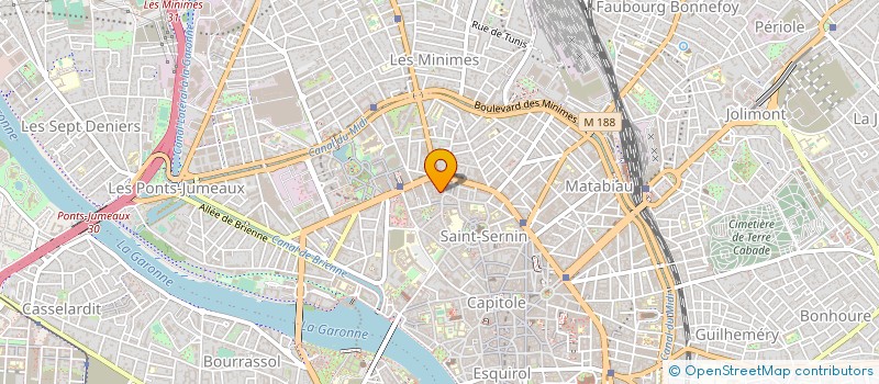 localisation de l'entreprise B & B à TOULOUSE