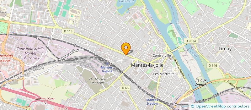 localisation de l'entreprise B & B à MANTES-LA-JOLIE