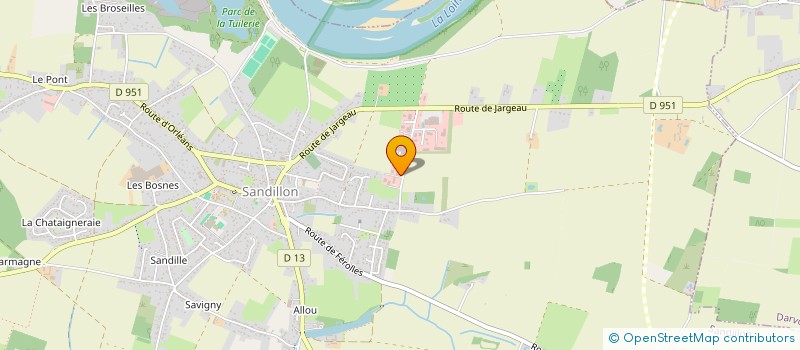localisation de l'entreprise B&B à VIENNE-EN-VAL