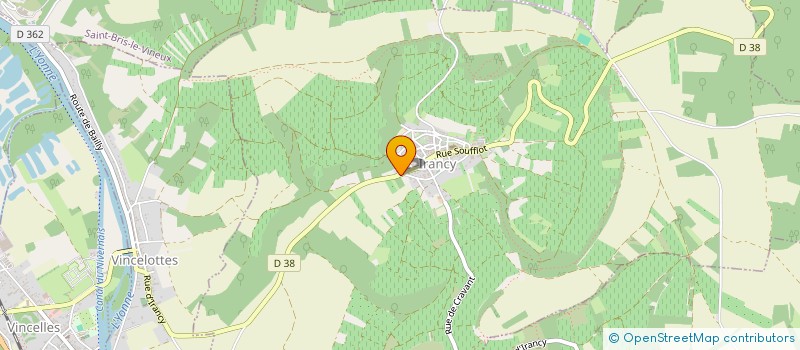 localisation de l'entreprise B.B  IRANCY