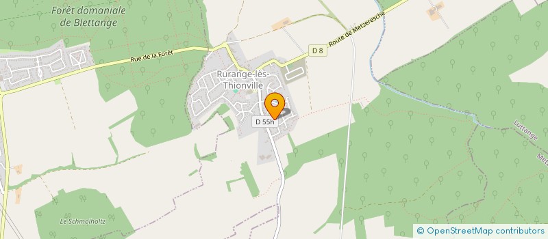 localisation de l'entreprise B&B  RURANGE-LES-THIONVILLE