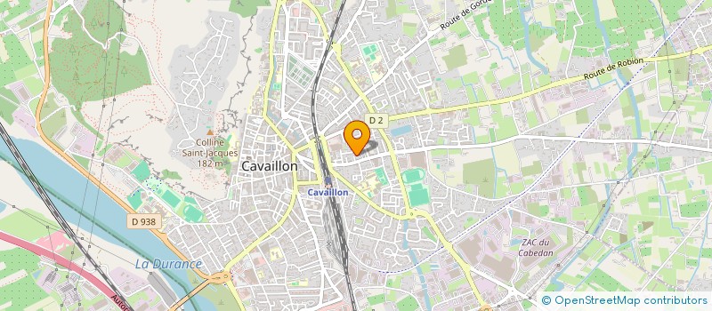 localisation de l'entreprise B&B  CAVAILLON