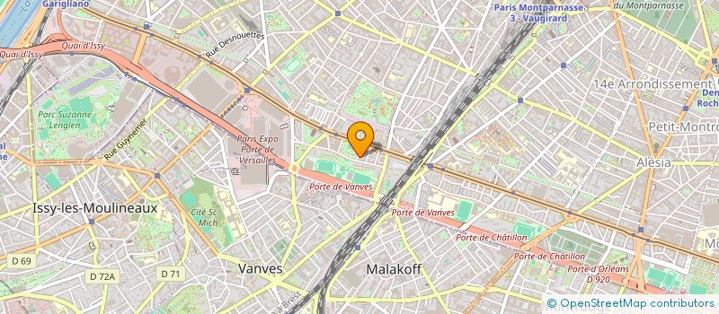 localisation de l'entreprise B&B  PARIS