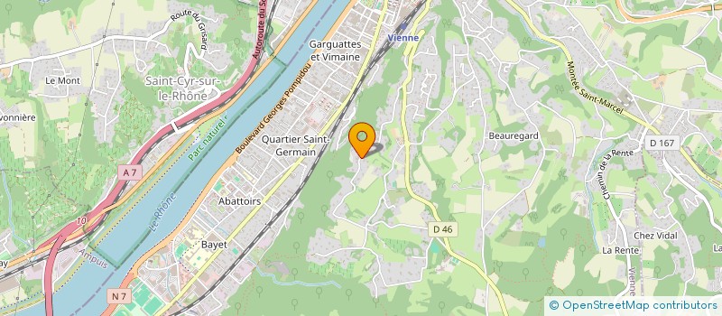 localisation de l'entreprise B&B  VIENNE