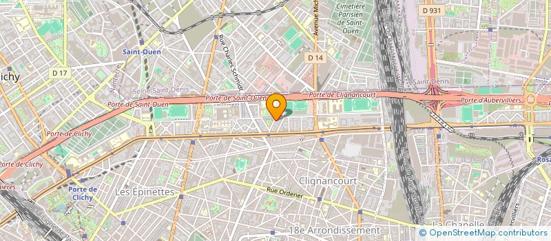 localisation de l'entreprise B.B.A. à PARIS