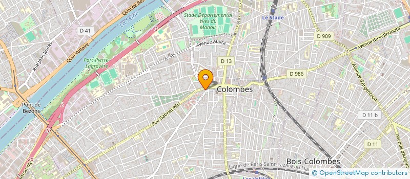 localisation de l'entreprise B B A à COLOMBES