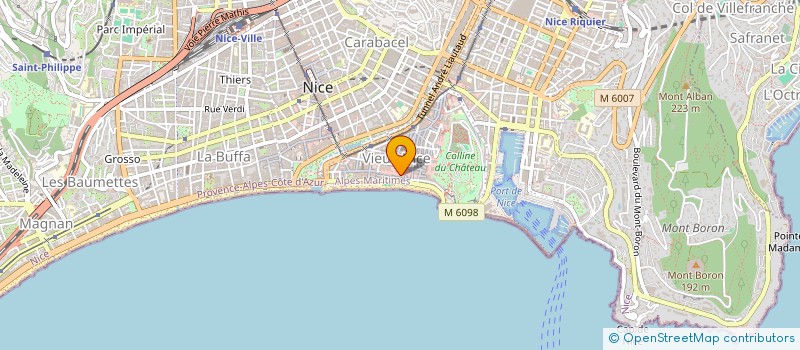 localisation de l'entreprise B B ANAIS à NICE