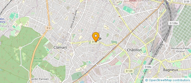 localisation de l'entreprise B B ANS B  CHATILLON