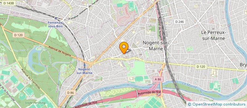 localisation de l'entreprise B & B ASSOCIES à NOGENT-SUR-MARNE