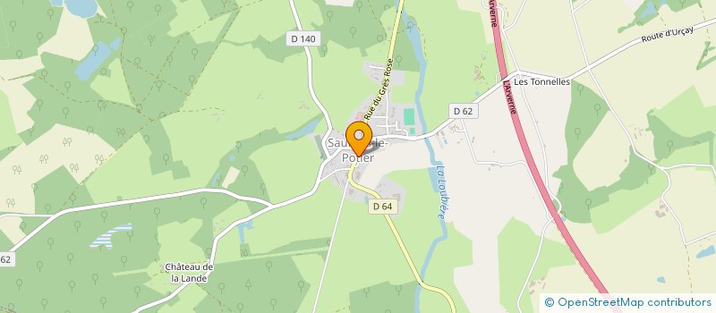 localisation de l'entreprise B & B BOULANGERIE 2  SAULZAIS-LE-POTIER