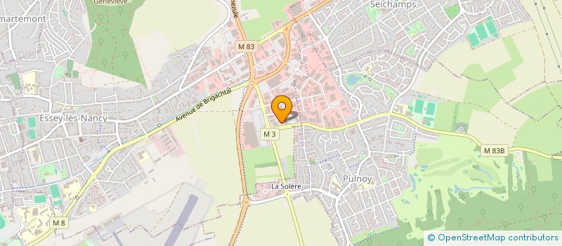 localisation de l'entreprise B&B BUSINESS  ESSEY-LES-NANCY