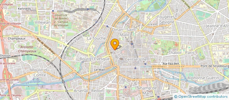 localisation de l'entreprise B.B.C  RENNES