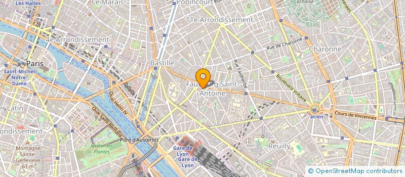 localisation de l'entreprise B.B.C.  PARIS