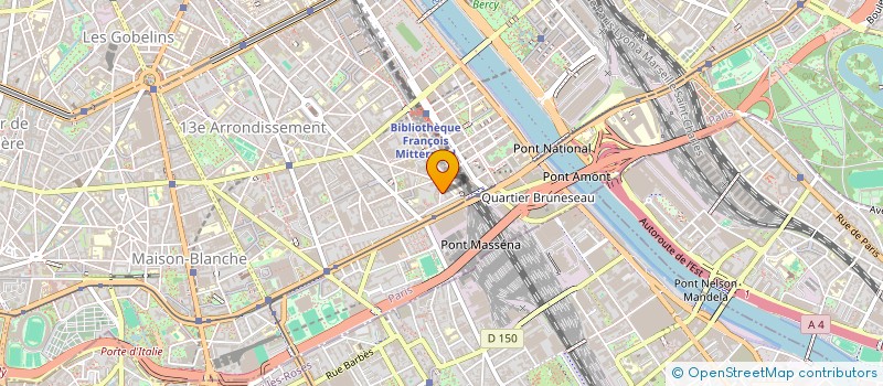 localisation de l'entreprise B.B.C.  PARIS