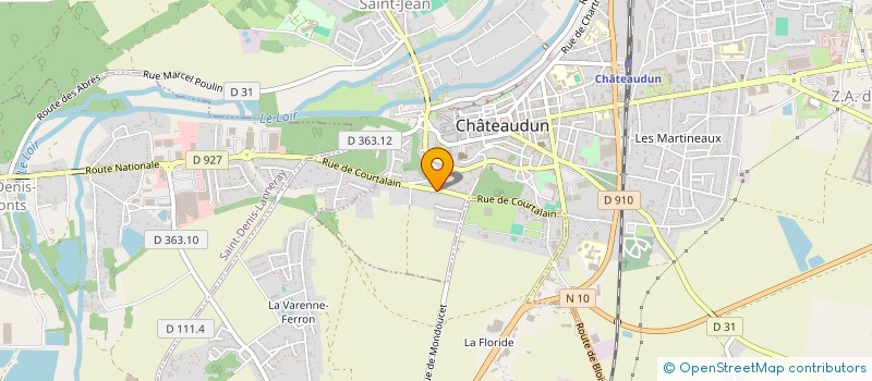 localisation de l'entreprise B.B.C. INVESTISSEMENT à CHATEAUDUN