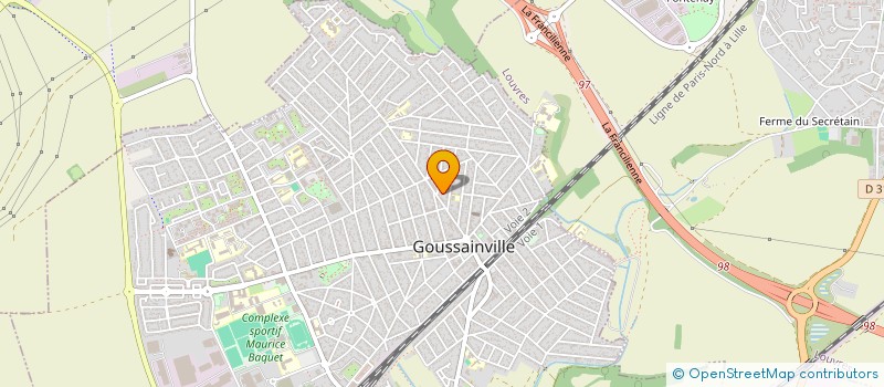 localisation de l'entreprise B&B CLIM à GOUSSAINVILLE